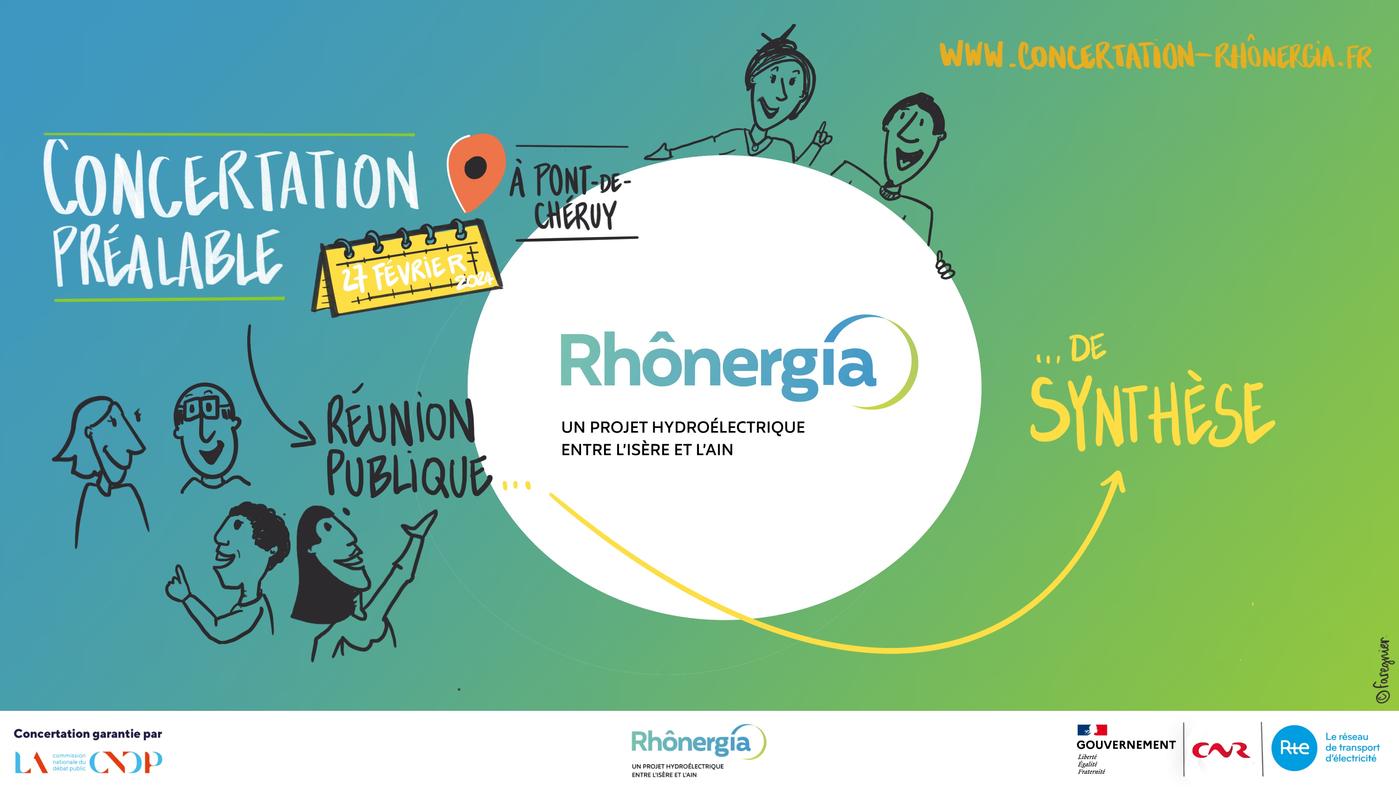 Fin de la concertation préalable sur le projet Rhônergia